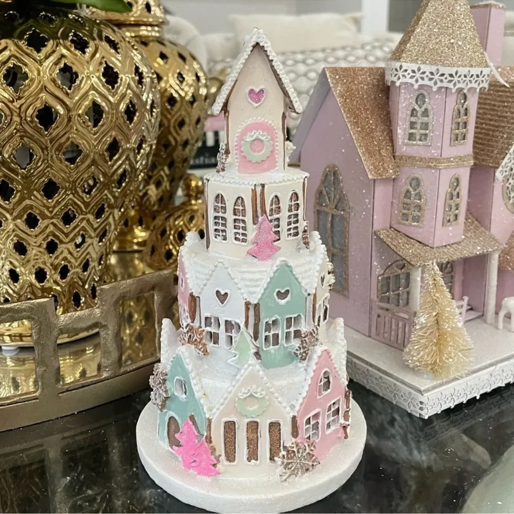 New Pastel Gingerbread Sugar Castle